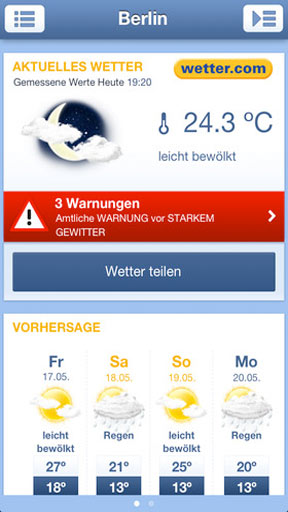 App Wetter